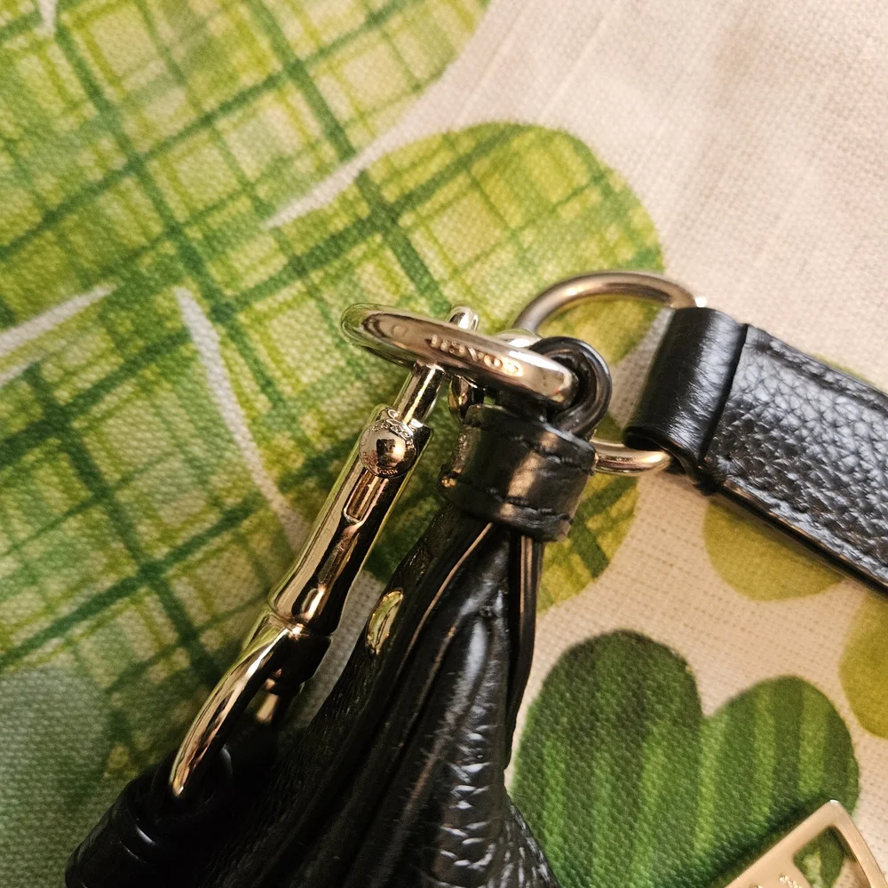 Coach Black Leather Hobo Bag - Picture 4 of 11